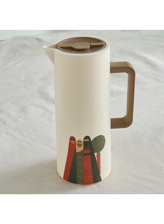 Home Box Zaynah Flask 1L with Decorative Design - Image 1